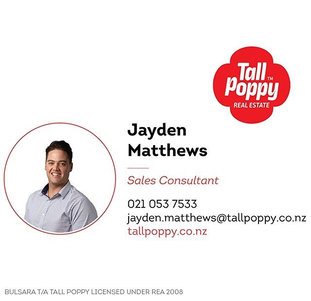 Jayden Matthews - Tall Poppy Real Estate